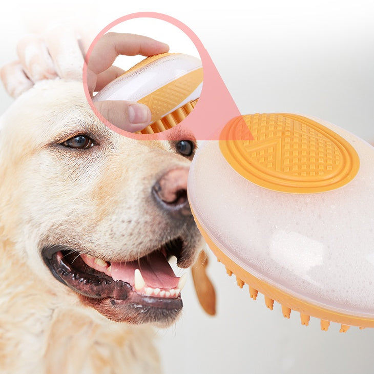 2-in-1 Pet Bath & Grooming Brush