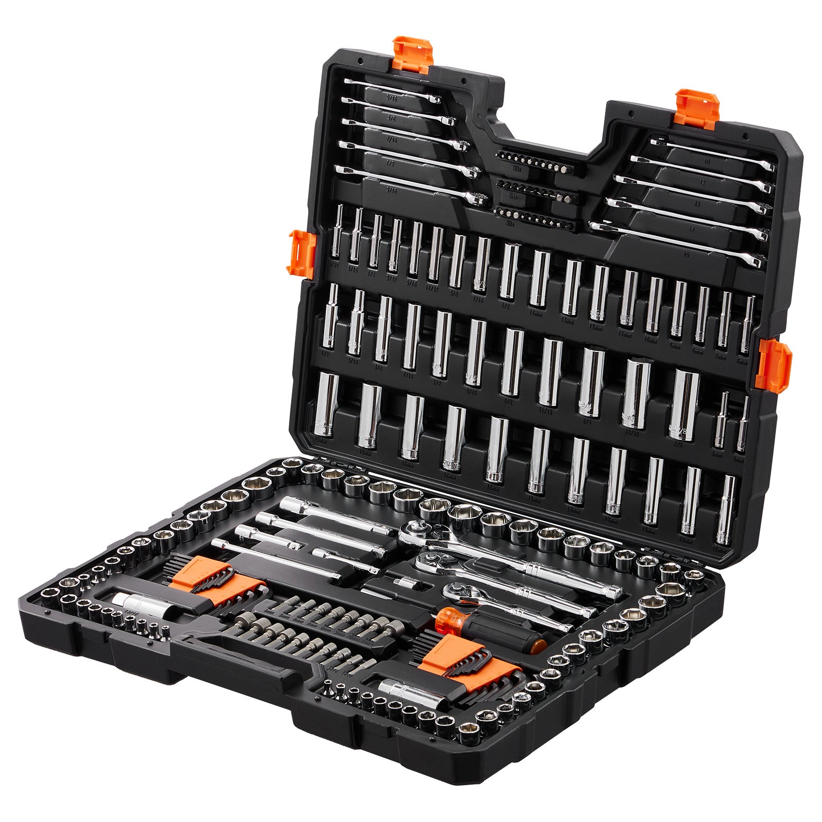 VEVOR 205-Piece Mechanics Tool & Socket Set