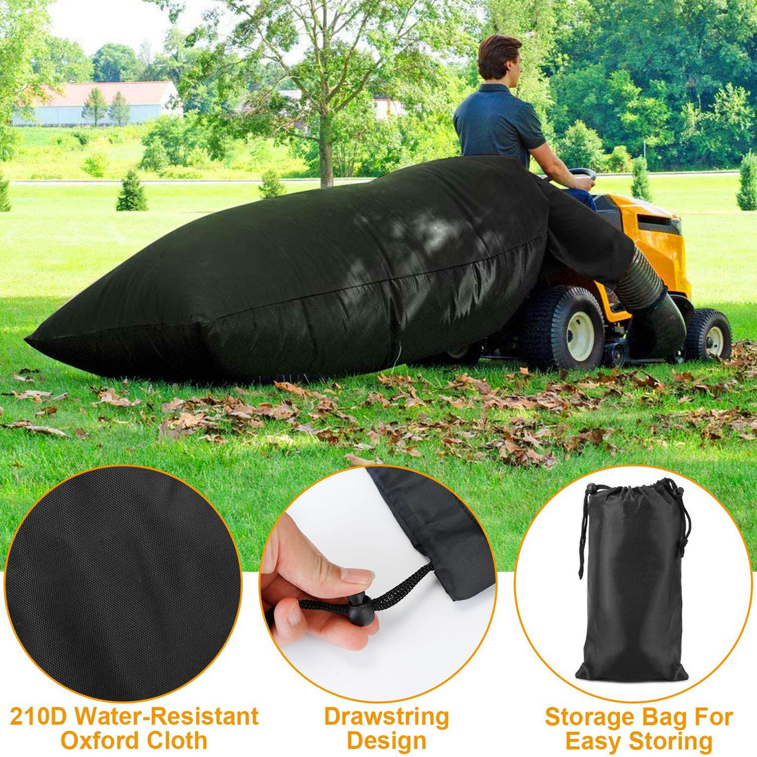 54 Cubic Foot Lawn Tractor Leaf Bag