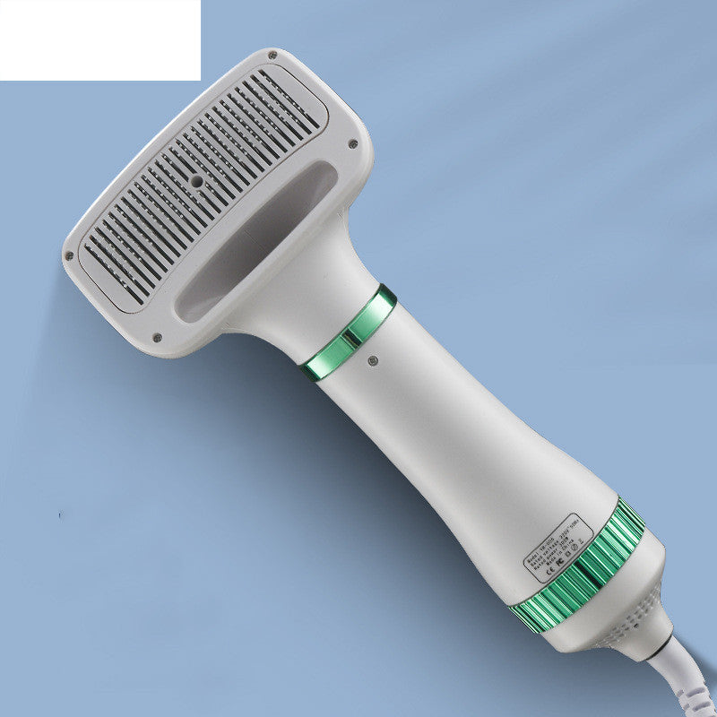 Compact Pet Hair Dryer with Adjustable Airflow and Temperature