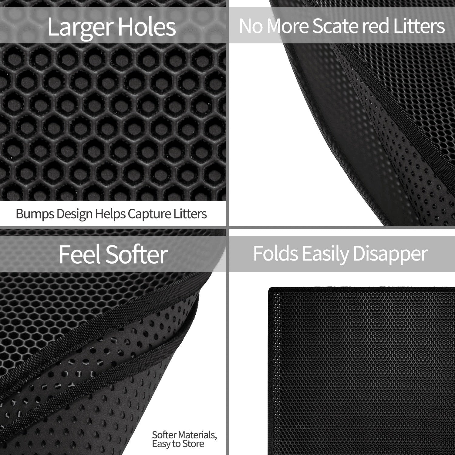 Premium Double-Layer Cat Litter Mat