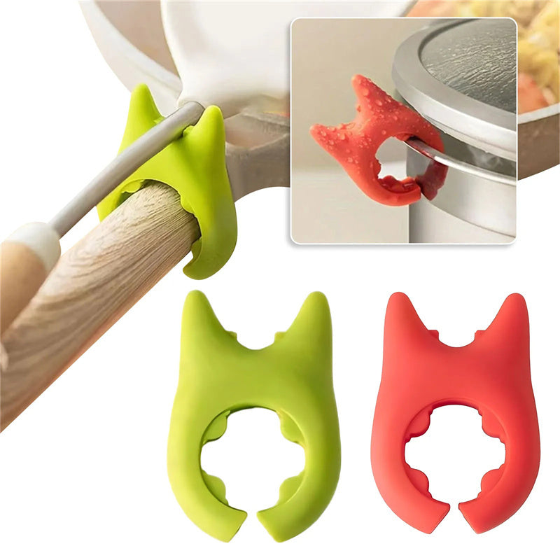 Silicone Pot Edge Spoon Holder