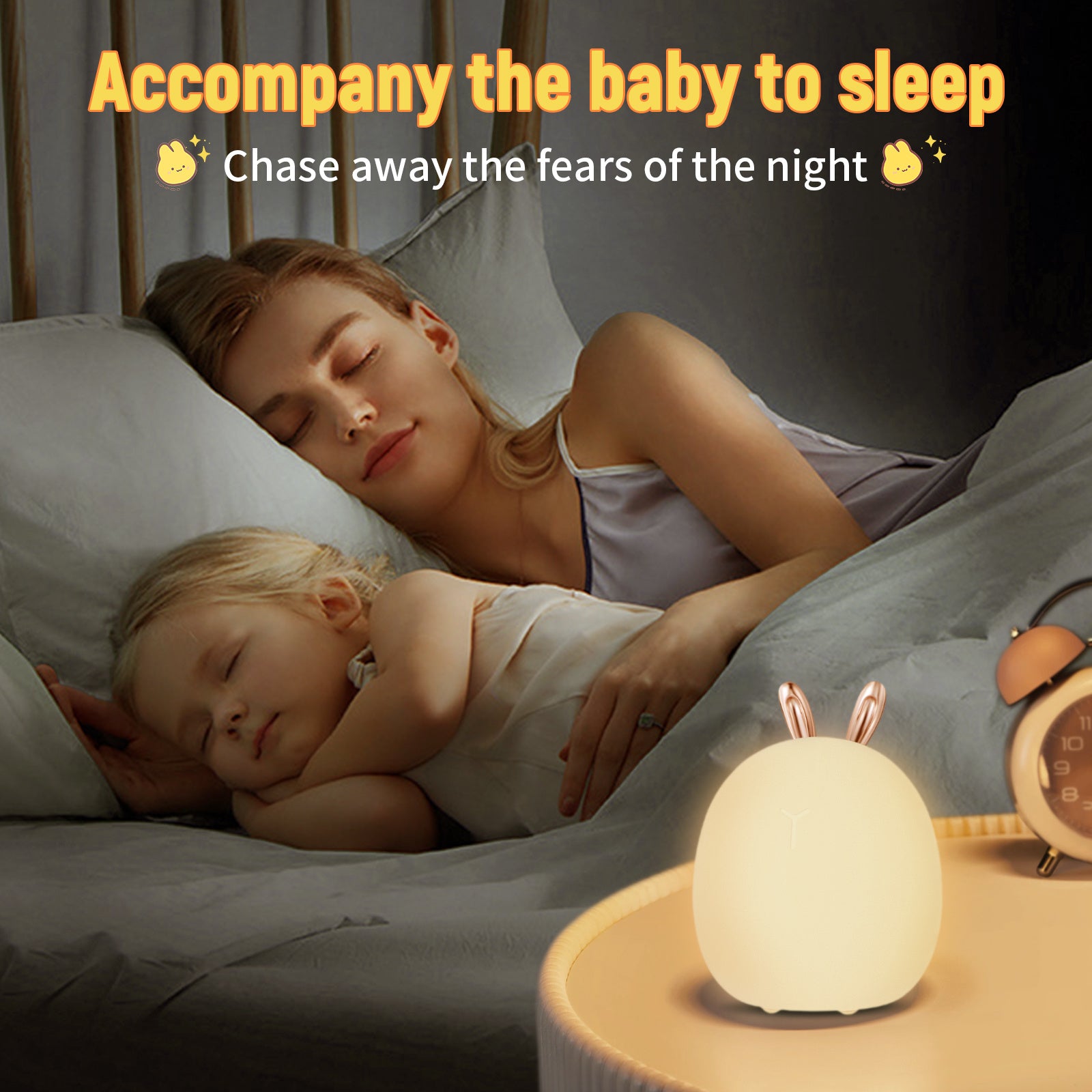 Cute Rabbit & Elk Silicone Night Light