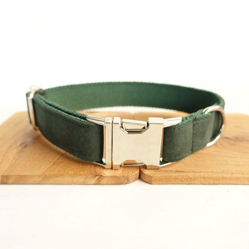 MUTTCO Adjustable Pet Collar & Bow Leash Set