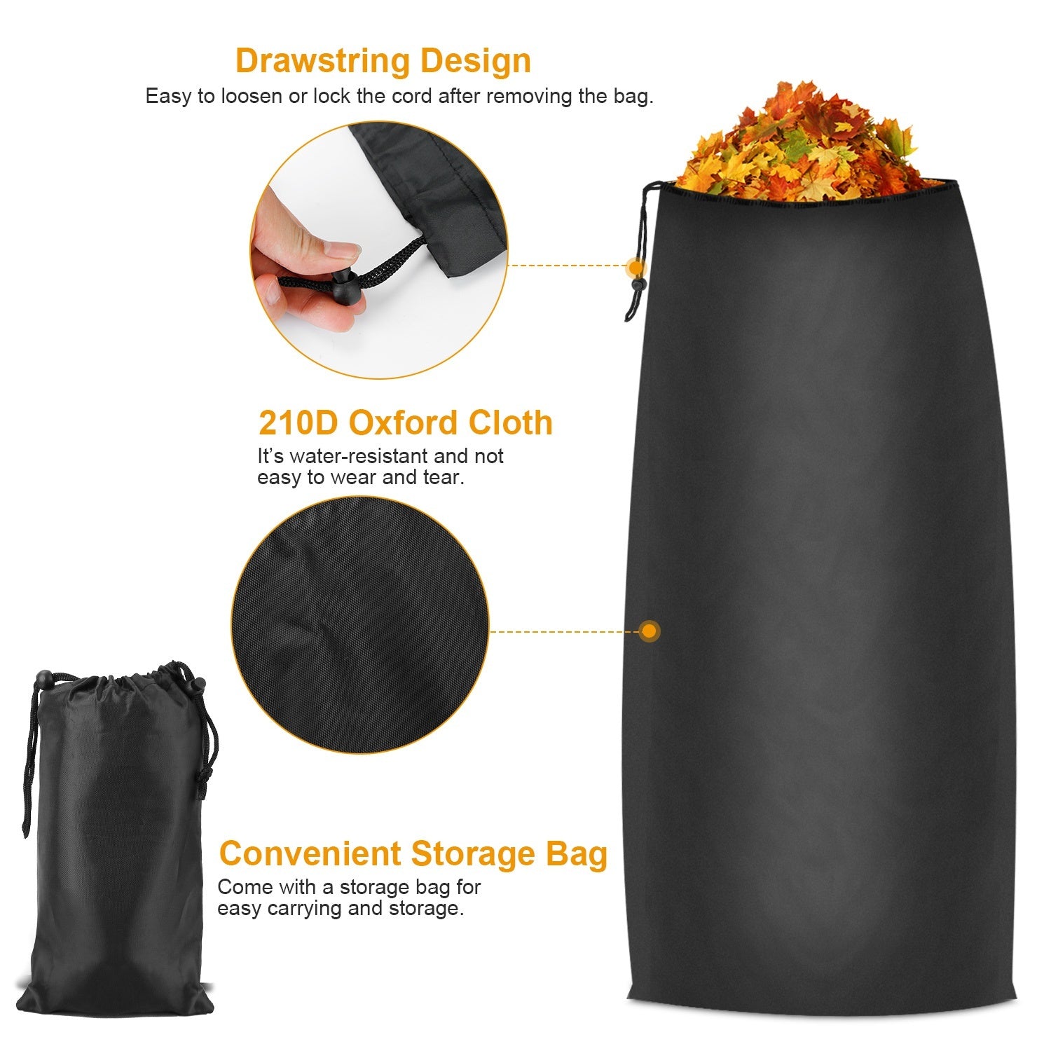 54 Cubic Foot Lawn Tractor Leaf Bag