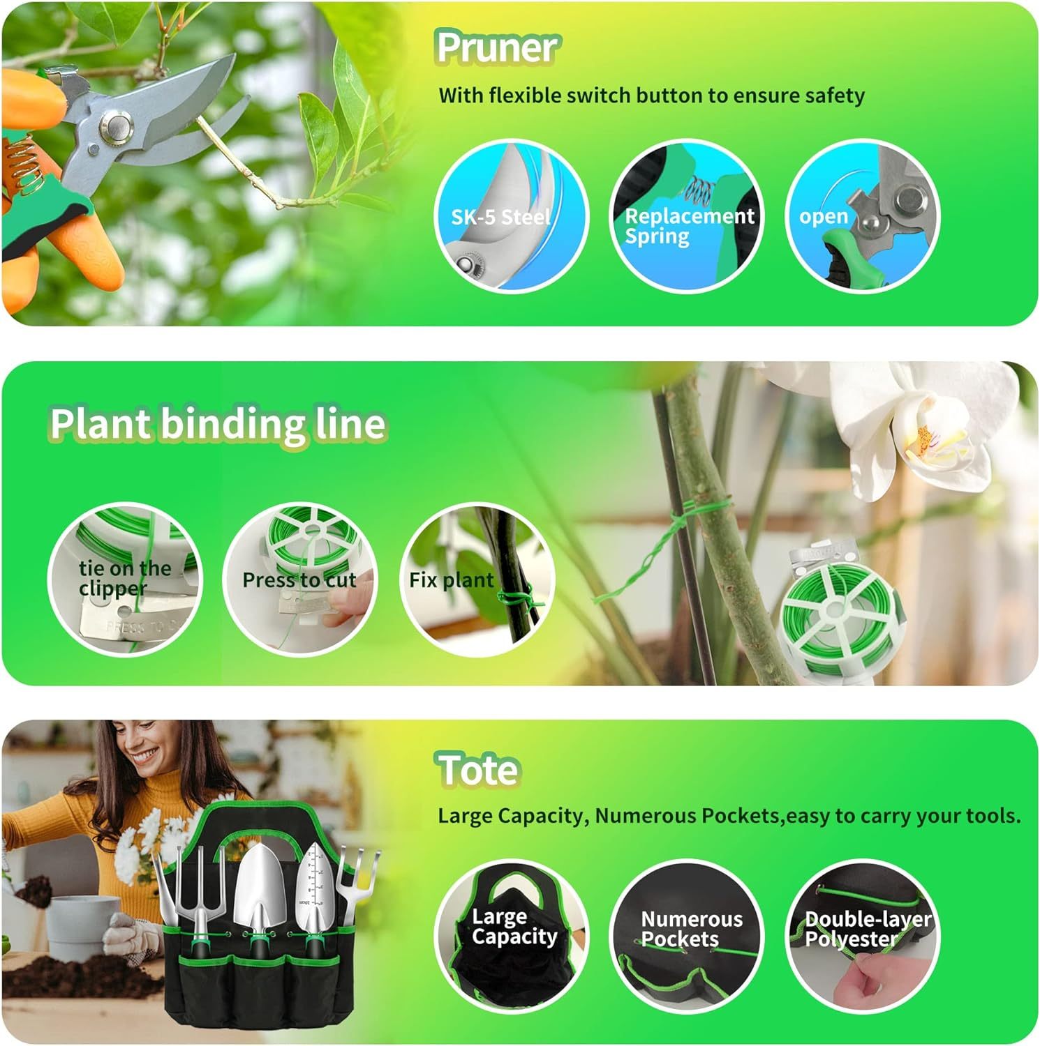 Premium Gardening Tool Set – Complete Kit for Men & Women