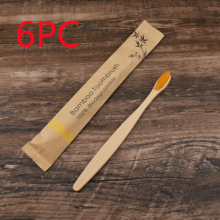Eco-Friendly Bamboo Toothbrush Set