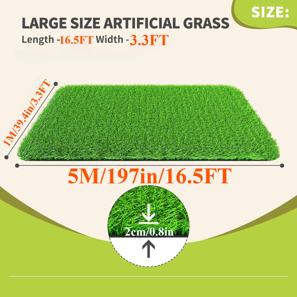 Premium 3ft x 16ft Artificial Turf Mat
