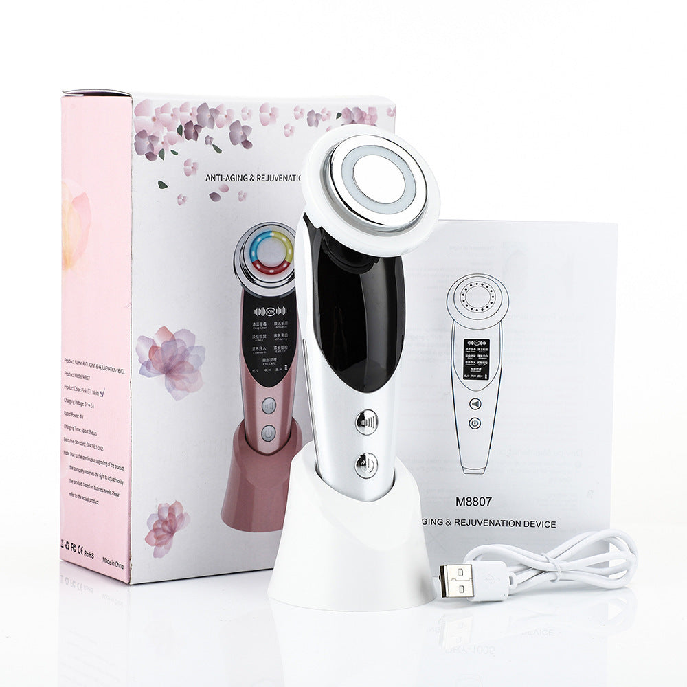 Multifunctional Facial Massager with Light Therapy & EMS Micro-Current
