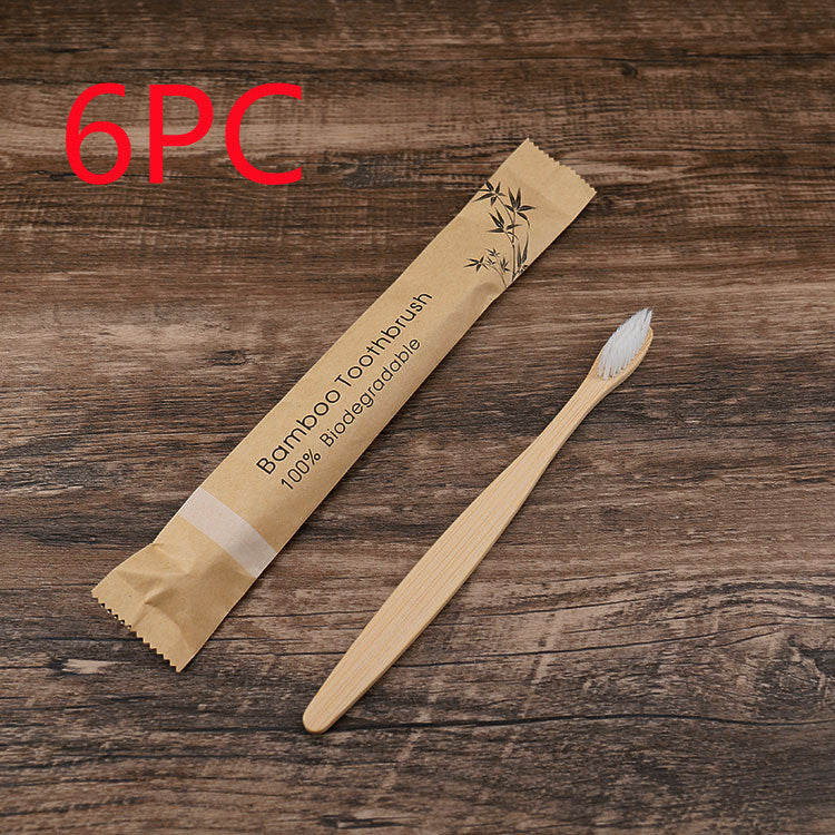 Eco-Friendly Bamboo Toothbrush Set
