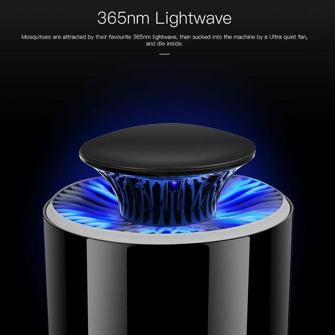 LED Mosquito Killer Lamp with Cyclone Suction