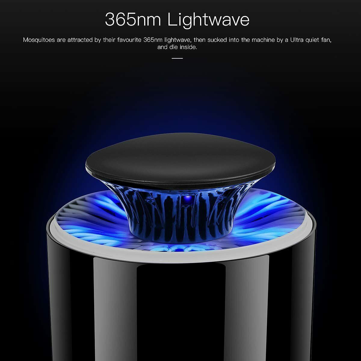 LED Mosquito Killer Lamp with Cyclone Suction