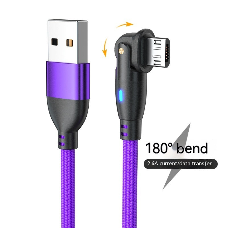 180° Elbow Fast Charging Cable