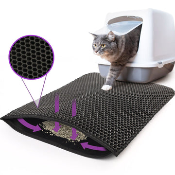Premium Double-Layer Cat Litter Mat