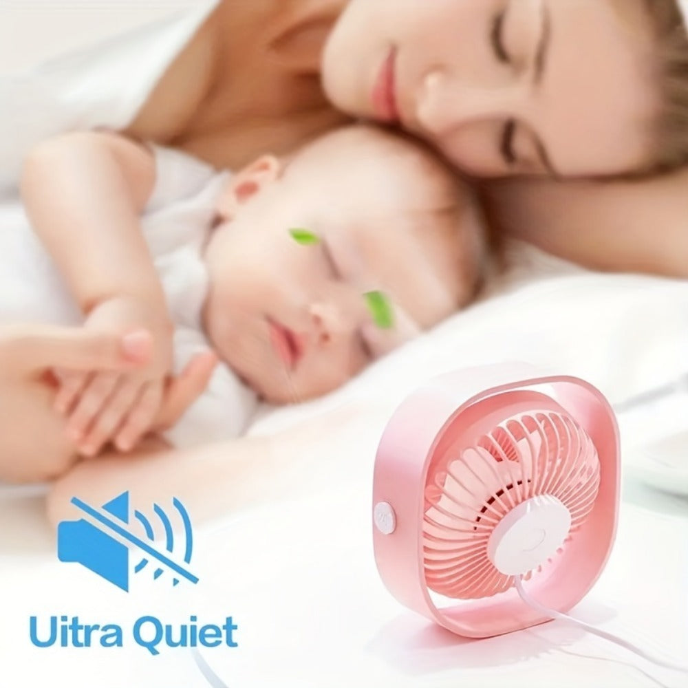 Portable Rechargeable Desktop Fan