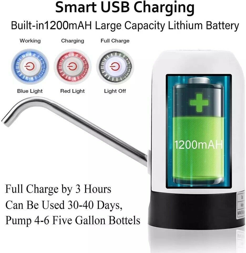 Rechargeable Electric Water Dispenser Pump