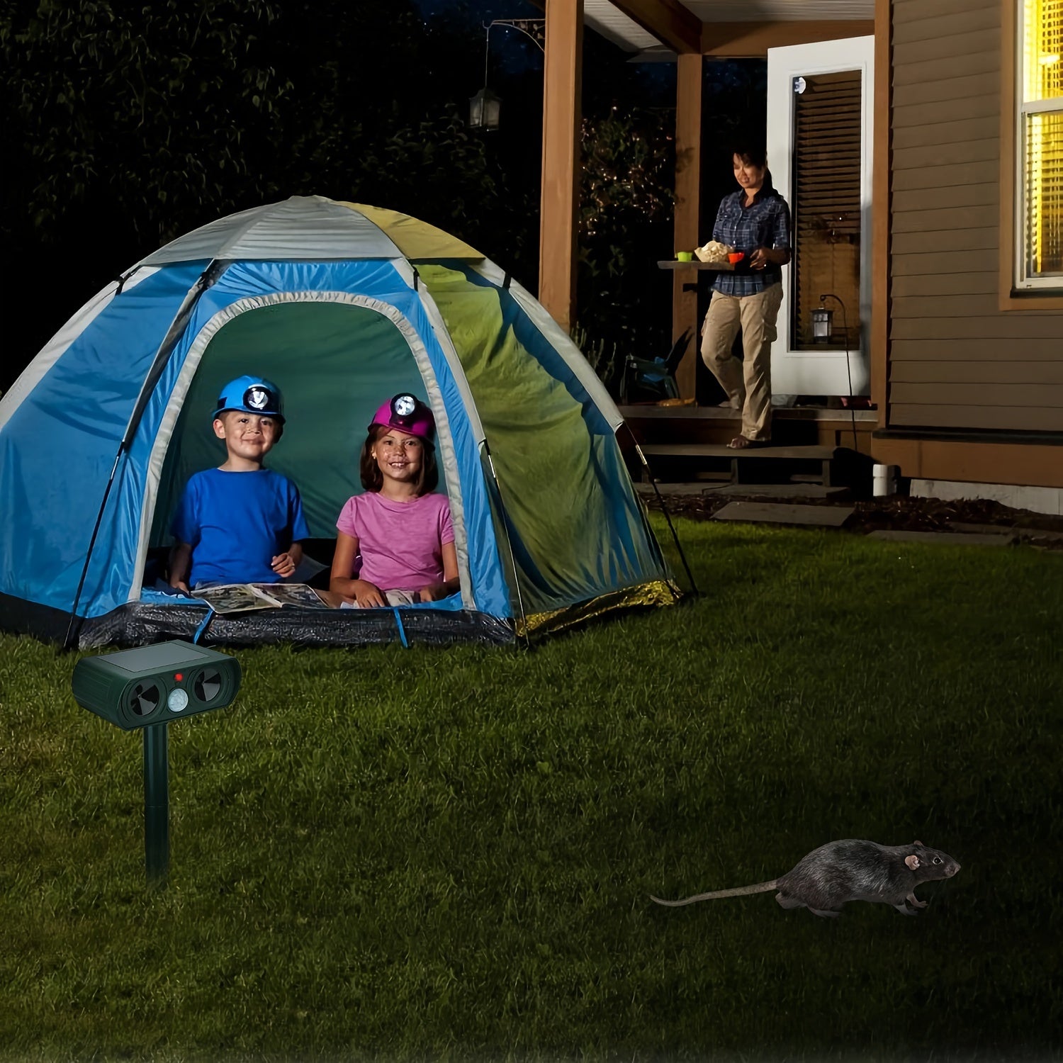 Ultrasonic Animal Repeller – Solar-Powered Pest Deterrent