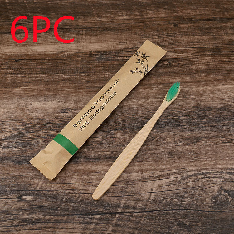 Eco-Friendly Bamboo Toothbrush Set