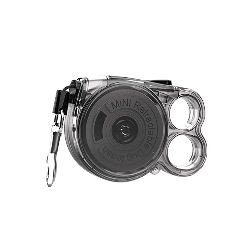 Transparent Rainbow Mini Retractable Leash