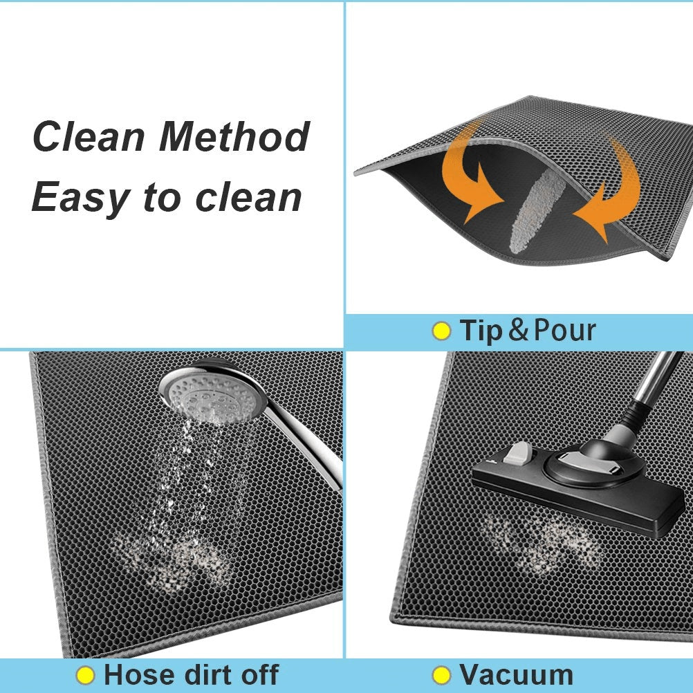 Premium Double-Layer Cat Litter Mat