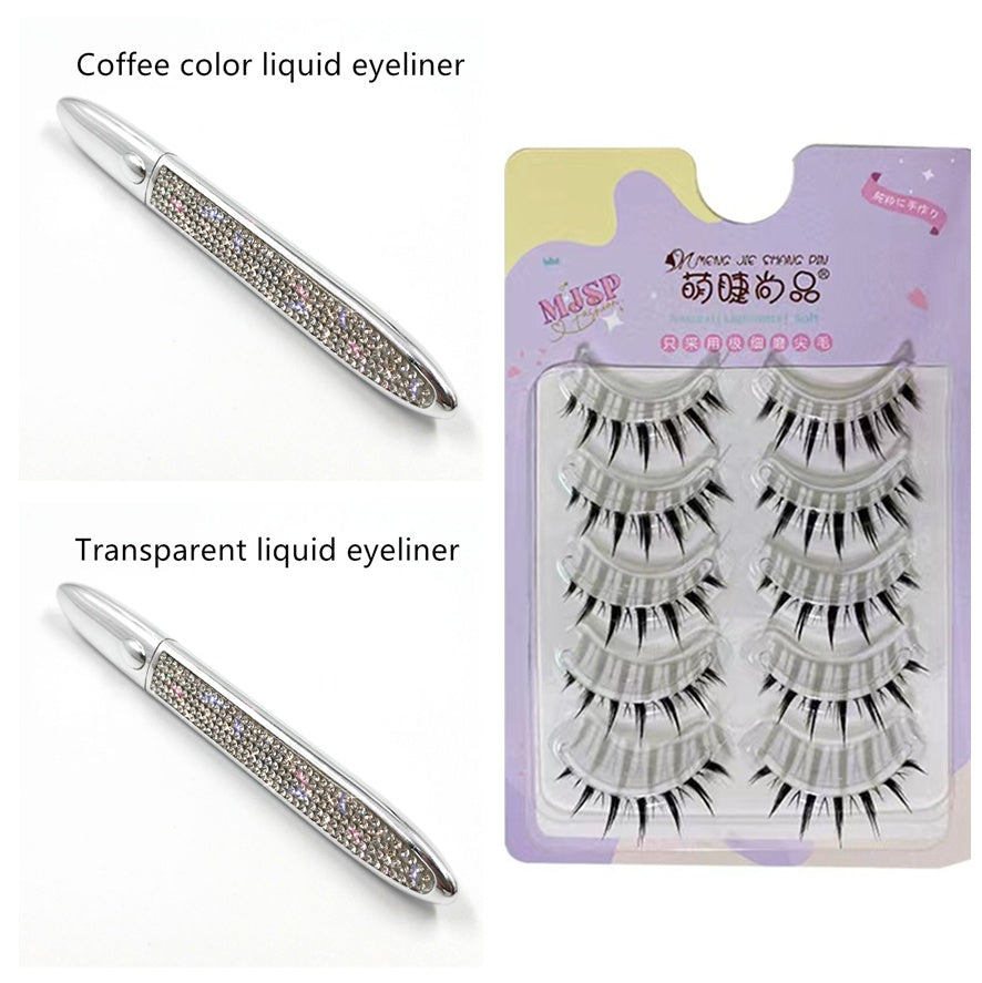 False Eyelashes Self-Adhesive Eyeliner – Multicolor Options