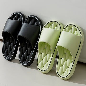 Breathable EVA Hollow Thick-Soled Slippers for Home