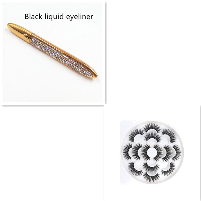 False Eyelashes Self-Adhesive Eyeliner – Multicolor Options