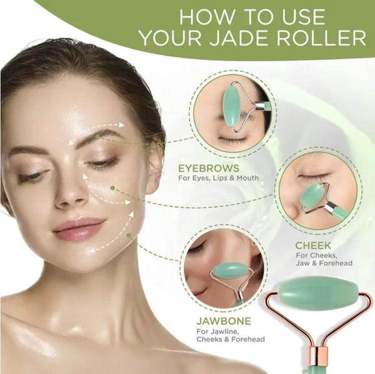 Jade Roller & Gua Sha Set
