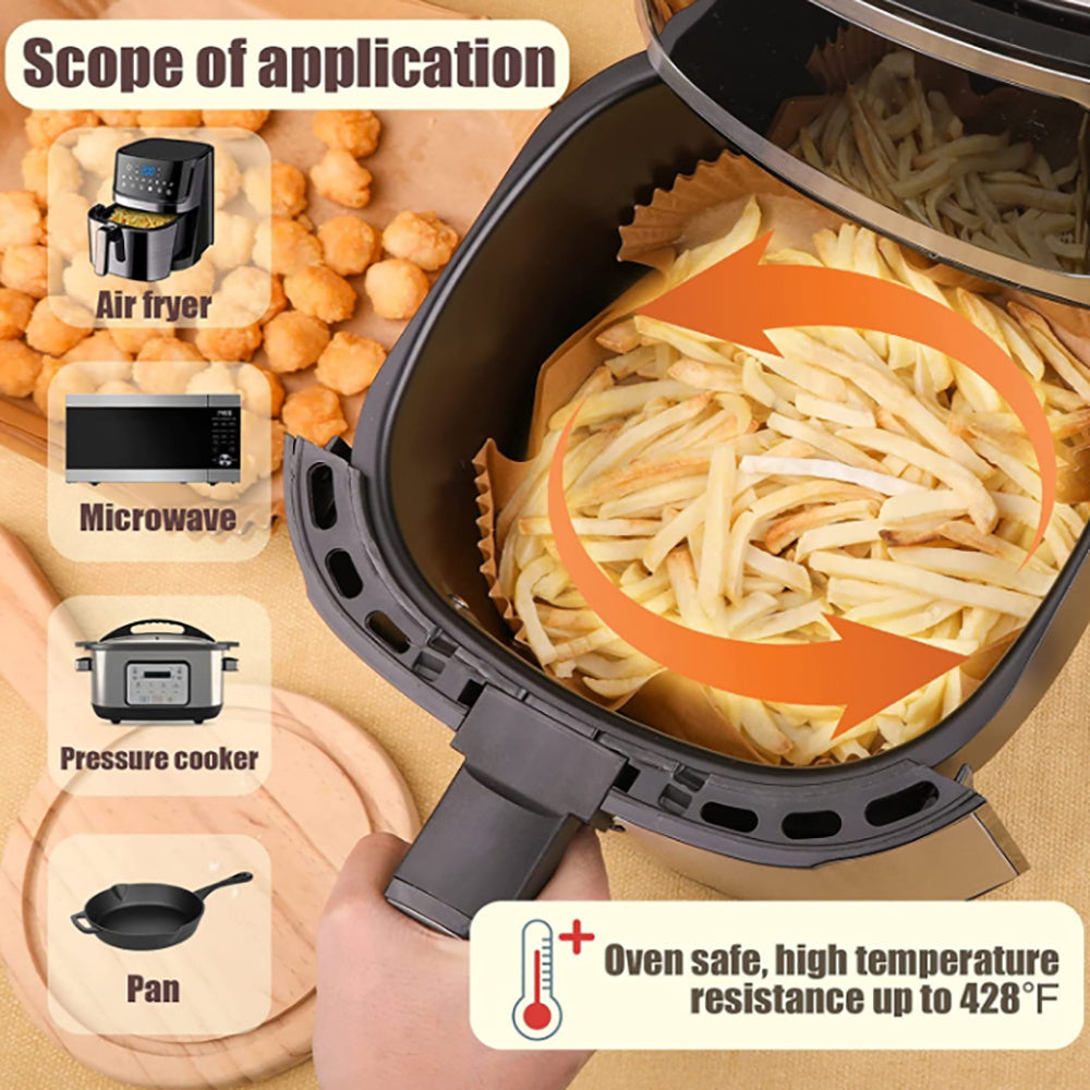Food-Grade Disposable Paper Liners for Air Fryer Basket