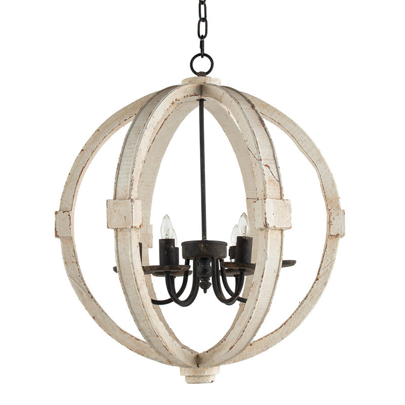 Calder 6-Light Wooden Chandelier