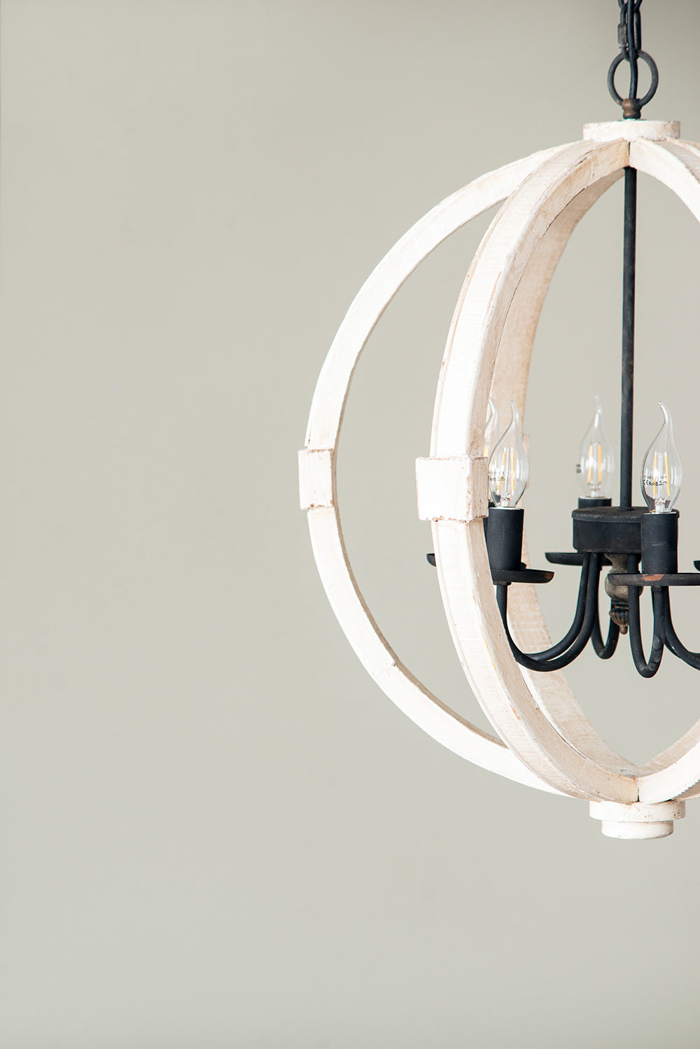 Calder 6-Light Wooden Chandelier
