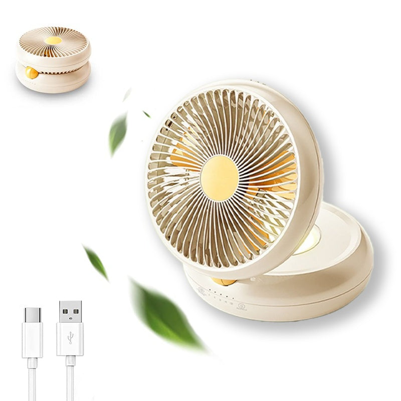 4-Speed Rechargeable Table Fan