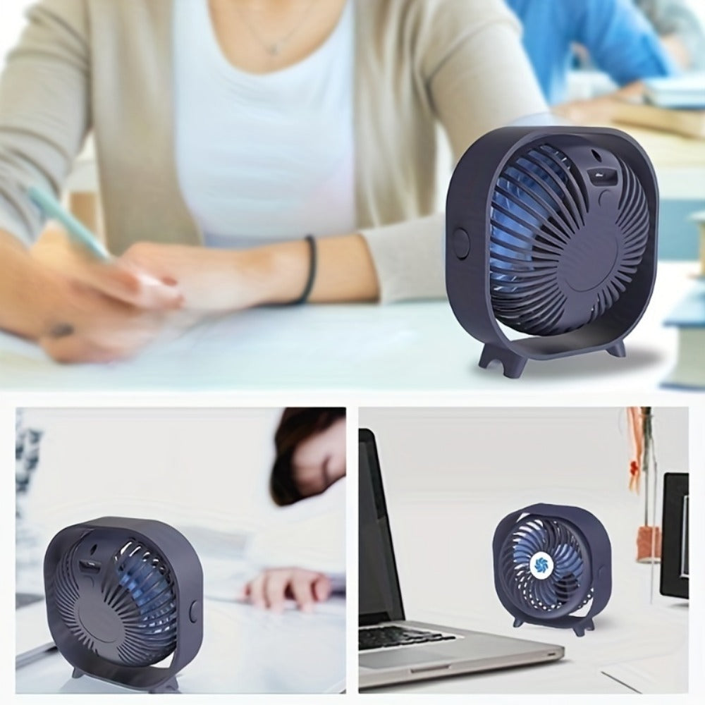 Portable Rechargeable Desktop Fan