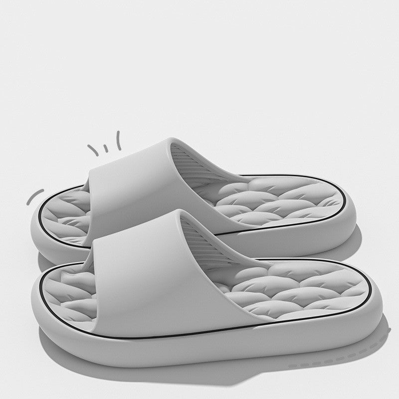 Breathable EVA Hollow Thick-Soled Slippers for Home