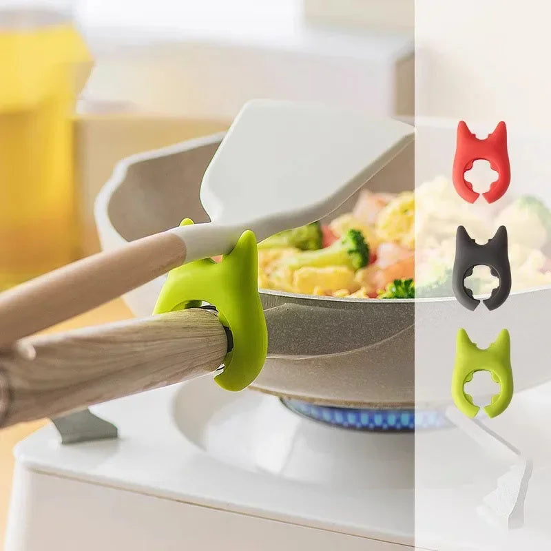Silicone Pot Edge Spoon Holder