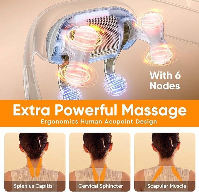 Wireless Heated Neck & Shoulder Massager
