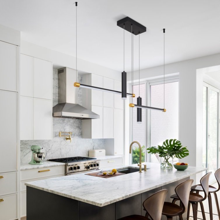 Modern Adjustable Linear Pendant Light