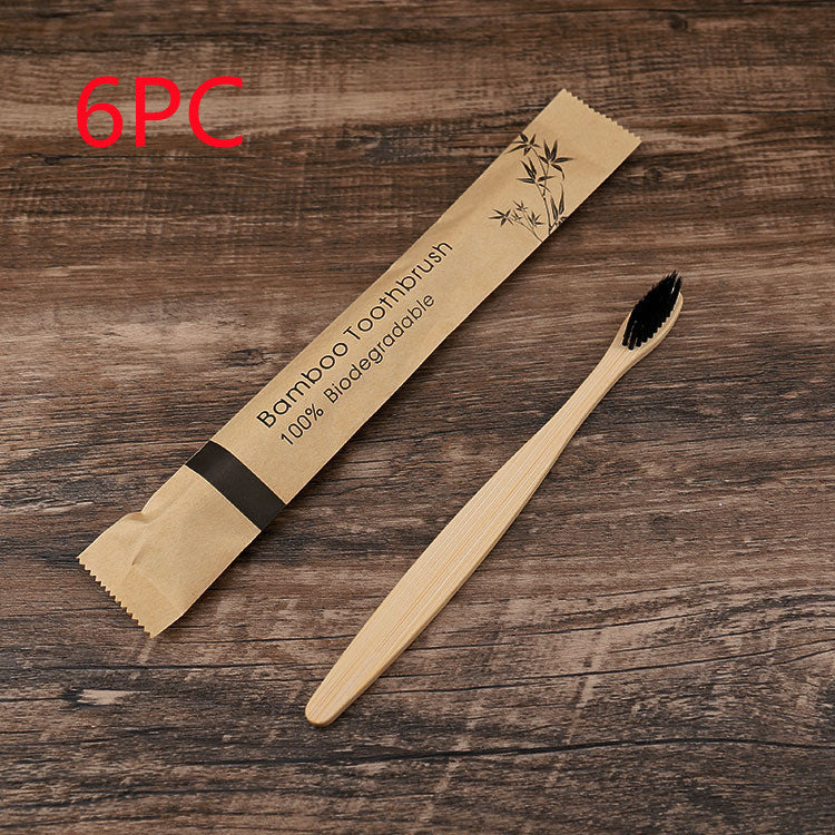 Eco-Friendly Bamboo Toothbrush Set