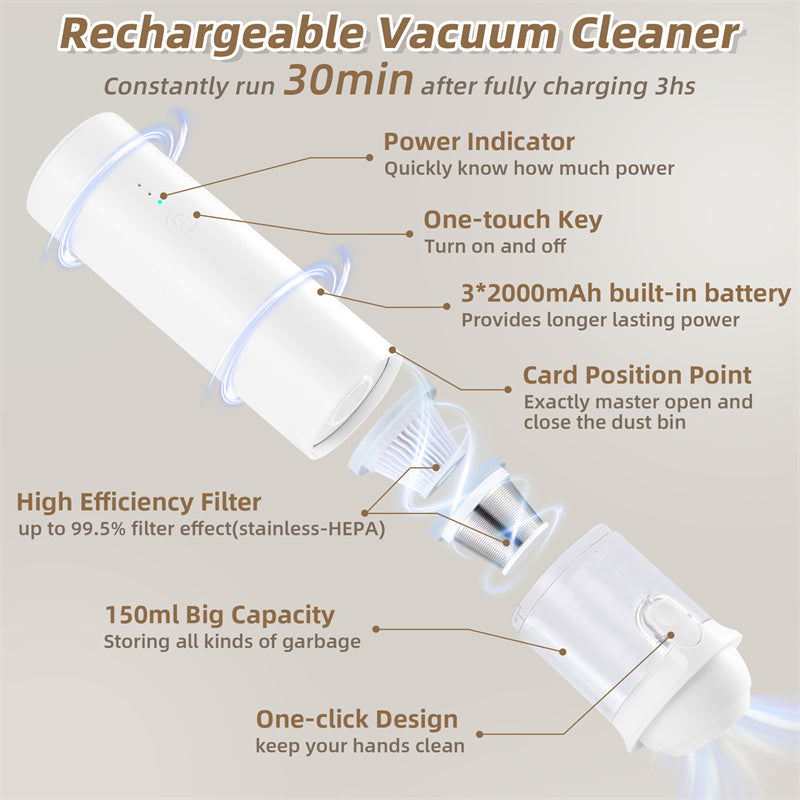 Shell Multifunctional Car Vacuum Cleaner