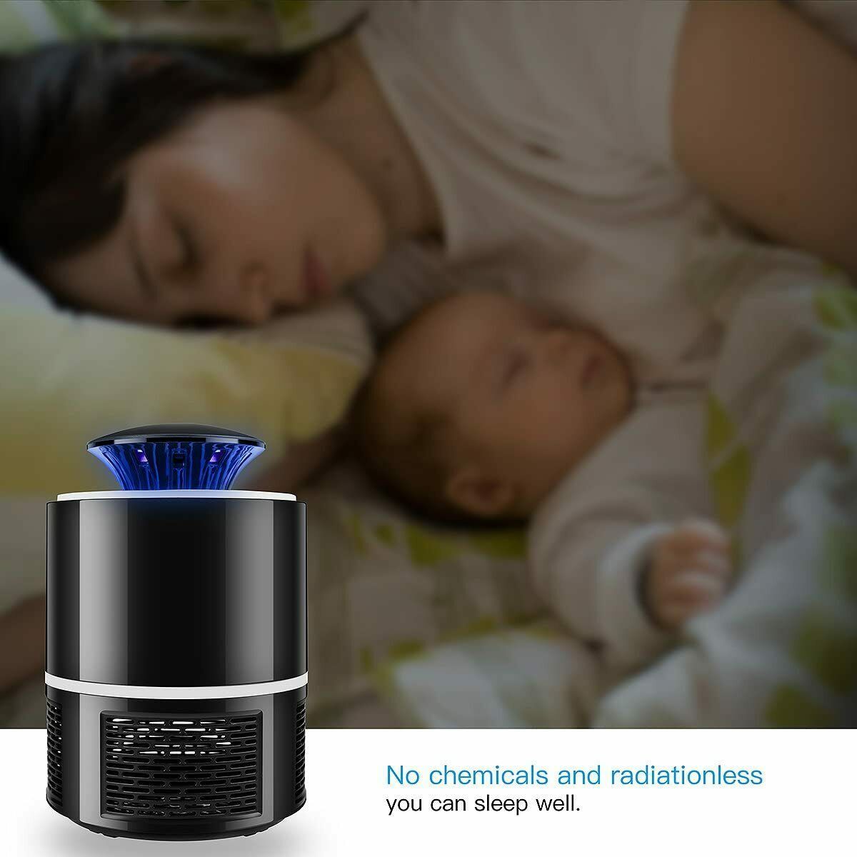 LED Mosquito Killer Lamp with Cyclone Suction