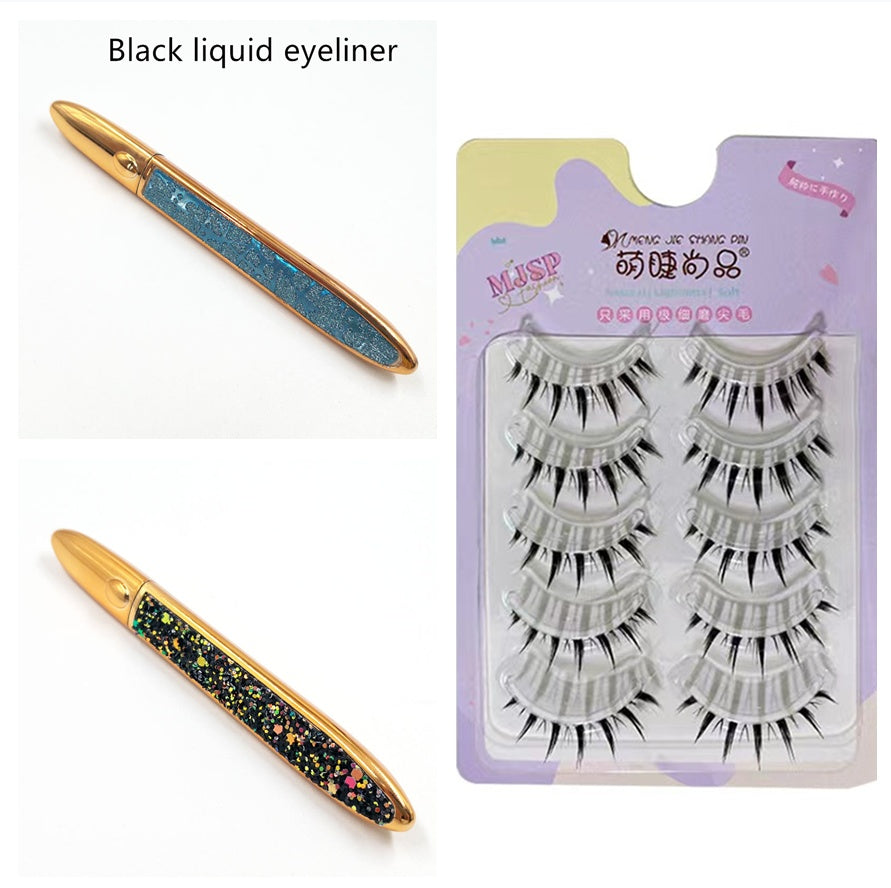 False Eyelashes Self-Adhesive Eyeliner – Multicolor Options