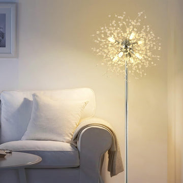Elegant Crystal Floor Lamp