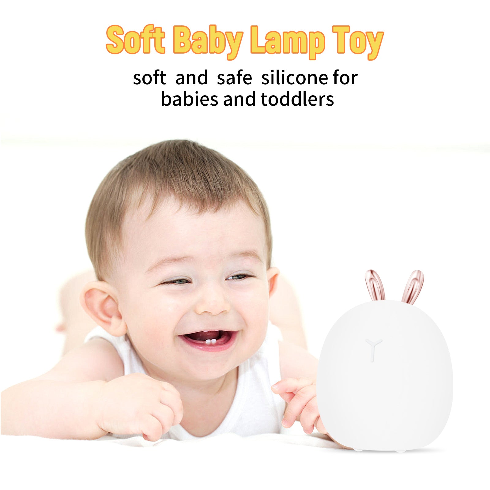 Cute Rabbit & Elk Silicone Night Light