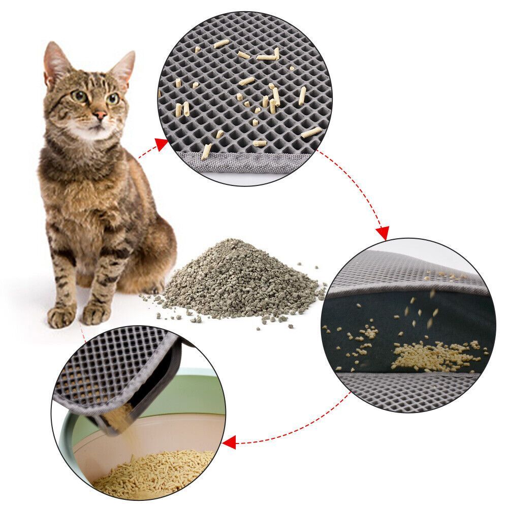 Premium Double-Layer Cat Litter Mat