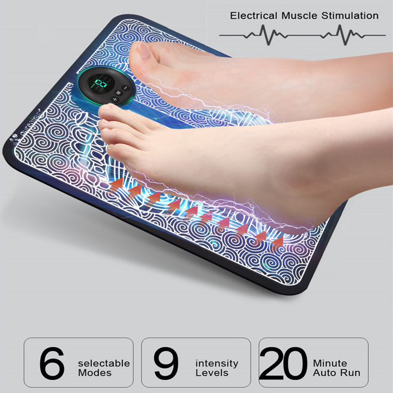 USB Rechargeable EMS Smart Foot Massager for Plantar Relief